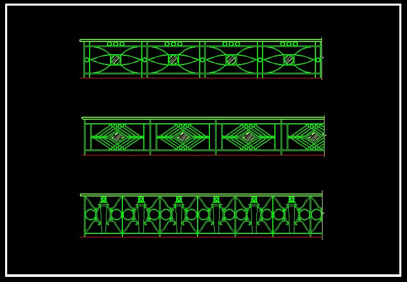 ★圍牆欄杆鐵藝鍛造設計Autocad模板 歐式古典鐵藝鍛造設計 鐵藝鍛造設計圖 鐵藝鍛造設計元素