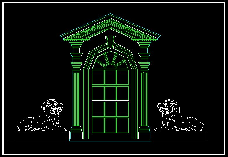 ★歐式古典設計Autocad模板 歐式古典造型設計 歐式古典窗花圖 歐式古典元素